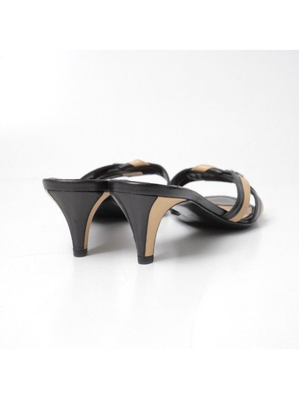 Chanel Sandals 39 CC Logo Bicolor - Picture 3 of 8